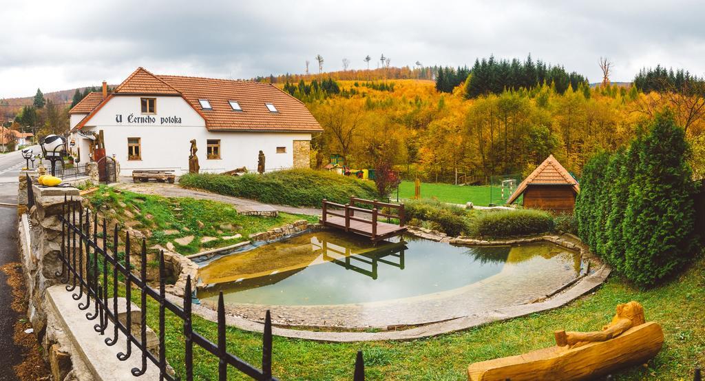 Penzion U Černého Potoka Nová Lhota Exterior foto